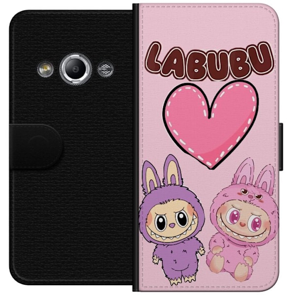 Samsung Galaxy Xcover 3 Tegnebogsetui Labubu Pink Monster