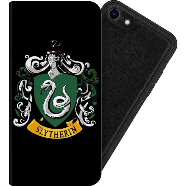 Apple iPhone 8 Lompakkokotelo Harry Potter - Slytherin