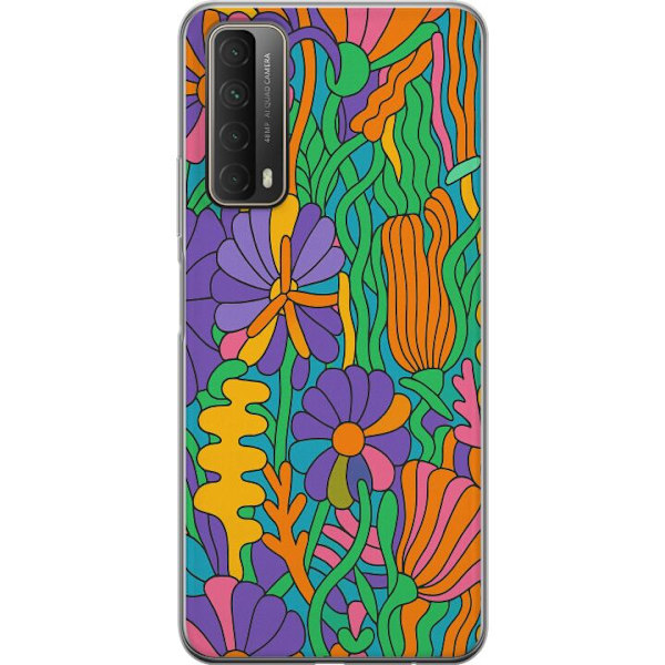 Huawei P smart 2021 Genomskinligt Skal Color Pop
