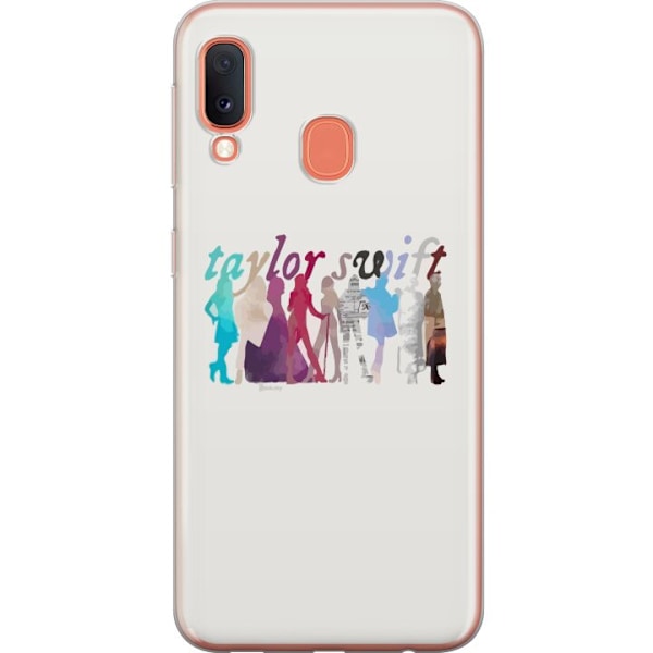 Samsung Galaxy A20e Gennemsigtig cover Taylor Swift