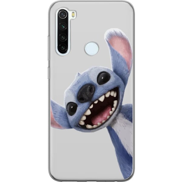 Xiaomi Redmi Note 8 Läpinäkyvä kuori Stitch liikkeessä - Kawaii-suunnittelu faneille ja lapsille