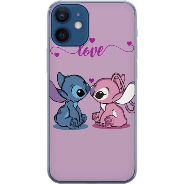 Kompatibelt Mobilskal till Apple iPhone 12 mini Lilo & Stitch – Angel Edition