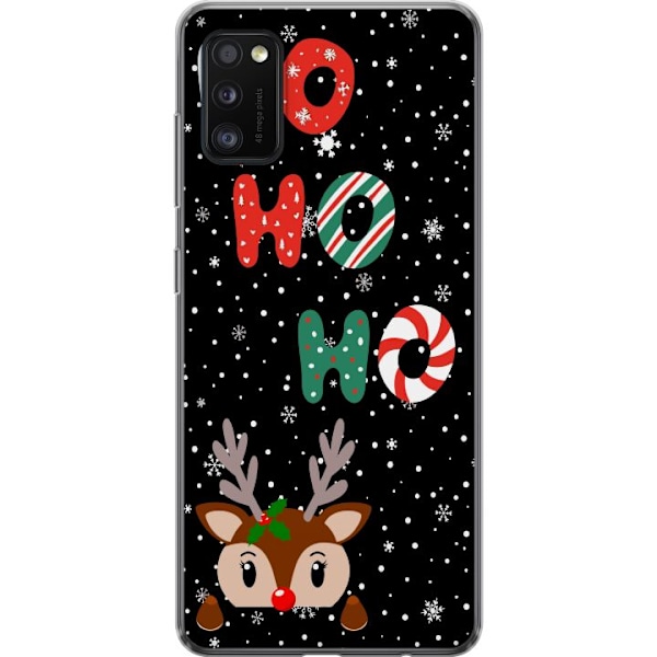 Samsung Galaxy A41 Gennemsigtig cover HO HO HO