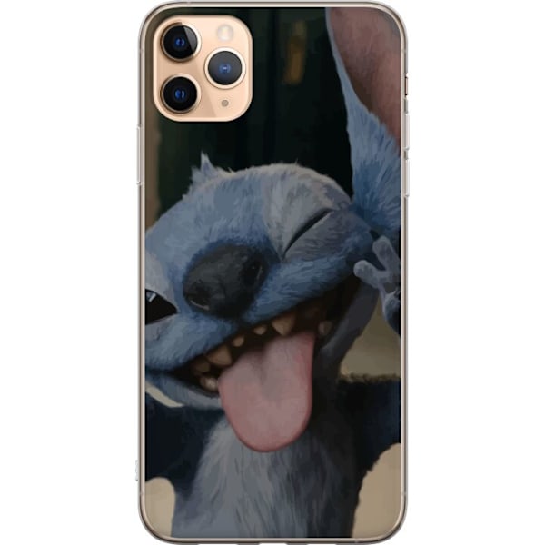 Apple iPhone 11 Pro Max Genomskinligt Skal Stitch Söt Alien – Blå Favorit från Yttre Rymden