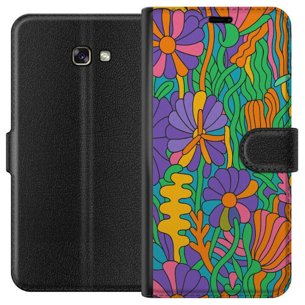 Samsung Galaxy A3 (2017) Lompakkokotelo Värien räjähdys