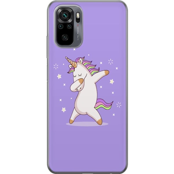 Xiaomi Redmi Note 10S Genomskinligt Skal Unicorn Dab