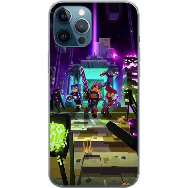 Apple iPhone 12 Pro Gennemsigtig cover Minecraft