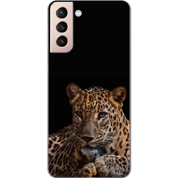 Samsung Galaxy S21 Gennemsigtig cover Leopard