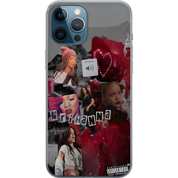Apple iPhone 12 Pro Max Gjennomsiktig deksel Rihanna – Iconi