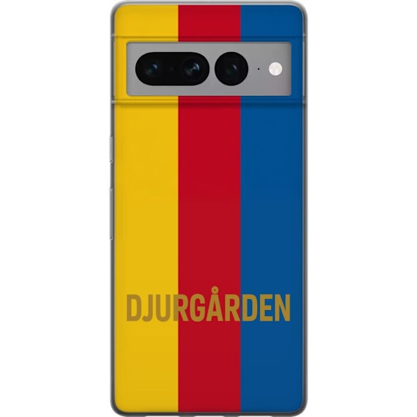 Google Pixel 7 Pro Läpinäkyvä kuori Djurgården – jalkapallo