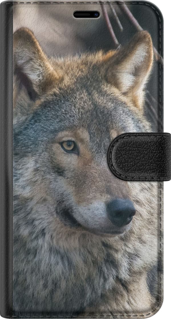 Kompatibelt Plånboksfodral till Samsung Galaxy S23+ Varg