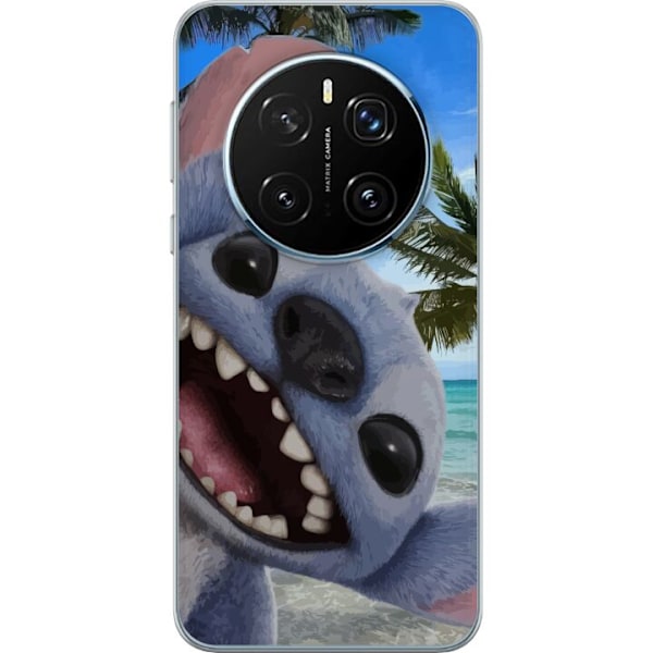 Honor Magic7 Pro Läpinäkyvä kuori Stitch-matkapuhelinkotelo, jossa on suloiset ystävyysmaalaukset.