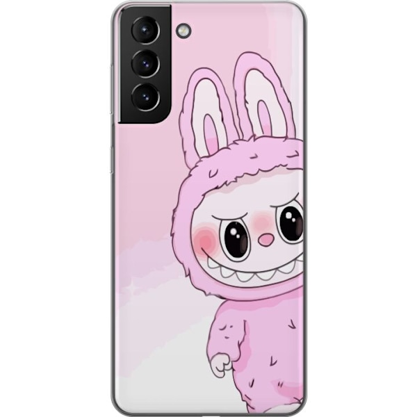 Samsung Galaxy S21+ 5G Genomskinligt Skal Labubu Bunny Series