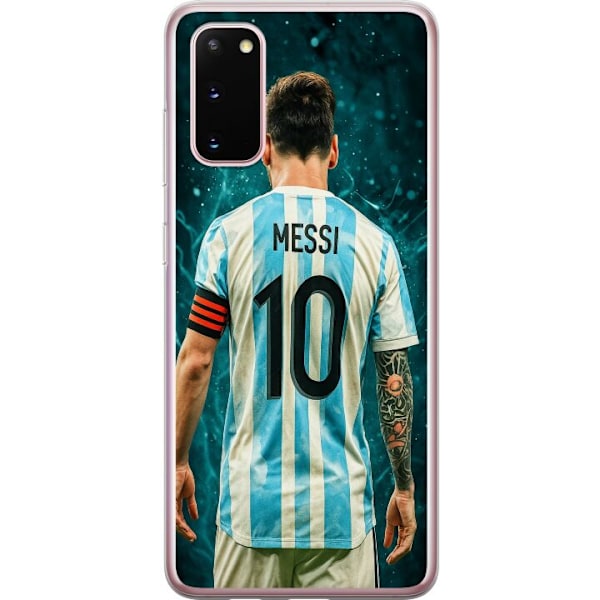 Samsung Galaxy S20 Läpinäkyvä kuori Messi
