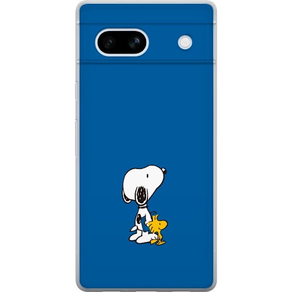 Google Pixel 7a Läpinäkyvä kuori Snobben Snoopy