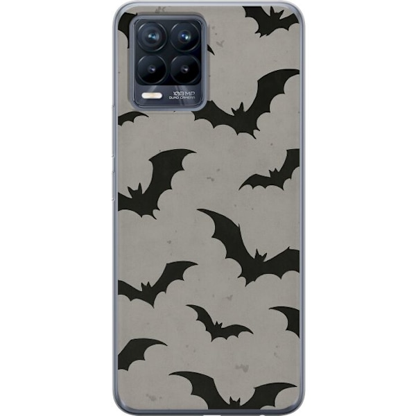 Realme 8 Läpinäkyvä kuori Flutterprint