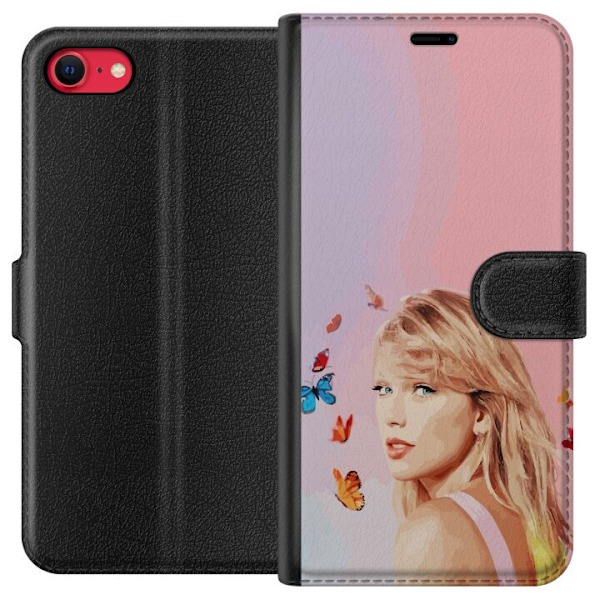 Apple iPhone SE (2020) Tegnebogsetui Taylor Swift Sommerfugle