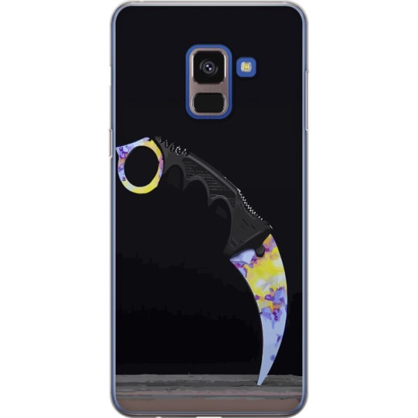 Samsung Galaxy A8 (2018) Gjennomsiktig deksel Karambit / Butte
