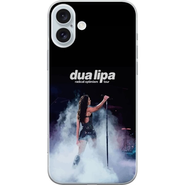 Apple iPhone 16 Plus Gjennomsiktig deksel Dua Lipa – Signature Looks & Vibes