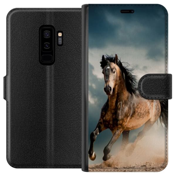 Kompatibelt Lommeboketui til Samsung Galaxy S9+ Hest