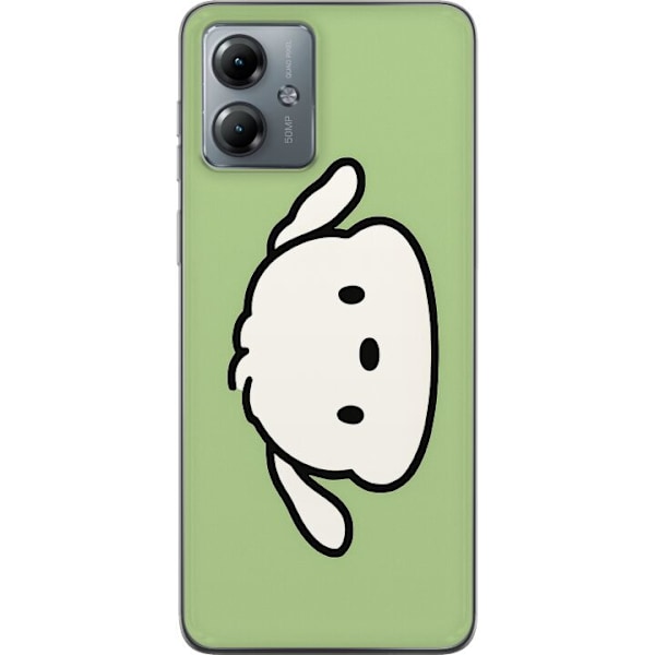 Motorola Moto G14 Läpinäkyvä kuori Snoopy Flip