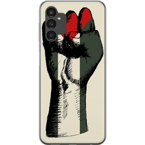 Samsung Galaxy A04s Läpinäkyvä kuori Käsi sidottu Palestin