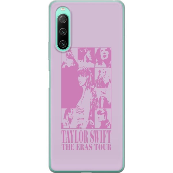 Sony Xperia 10 IV Genomskinligt Skal Taylor Swift - Pink