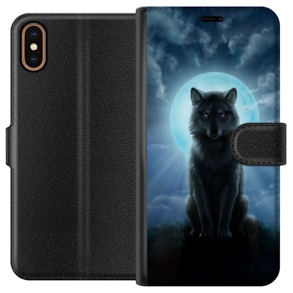 Apple iPhone X Tegnebogsetui Ulv