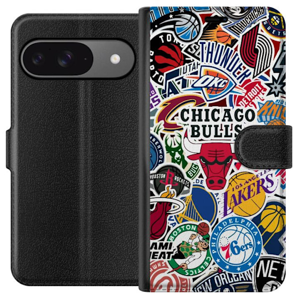 Google Pixel 9 Pro Lommeboketui NBA