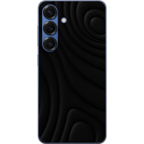 Samsung Galaxy S25+ Läpinäkyvä kuori Tummat Aallot