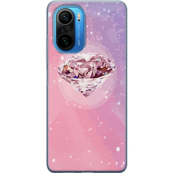 Xiaomi Poco F3 Gennemsigtig cover Glitter Diamant