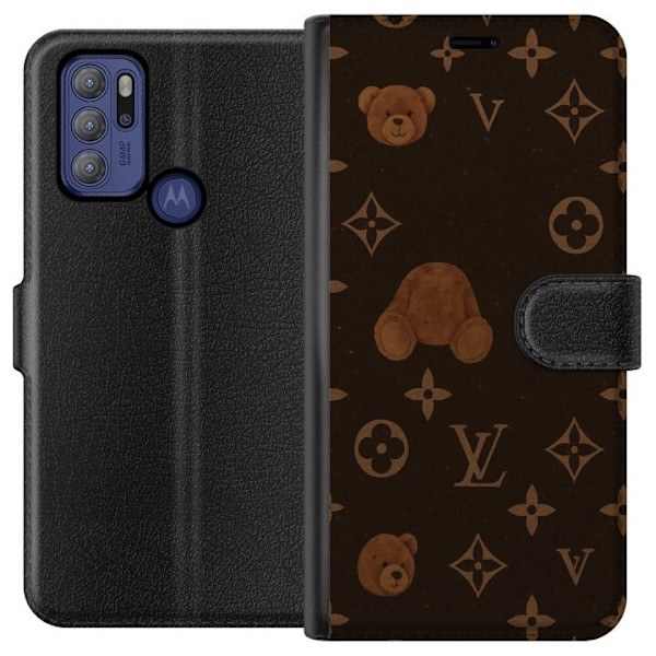 Motorola Moto G60S Lompakkokotelo Plush Luxe
