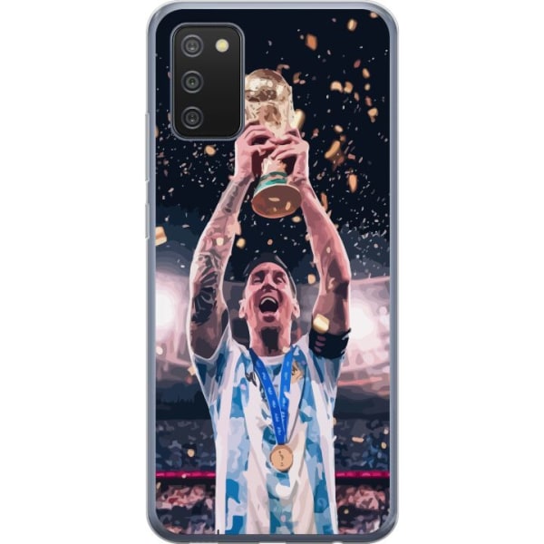 Samsung Galaxy A02s Gennemsigtig cover Messi