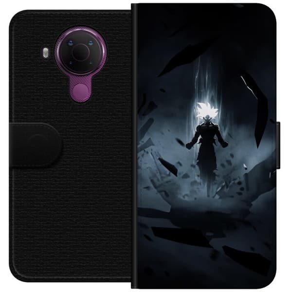 Kompatibel Tegnebogsetui til Nokia 5.4 Skyggekriger sort