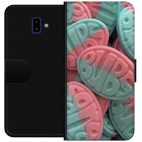 Samsung Galaxy J6+ Plånboksfodral BUBS Giant Sour Skulls