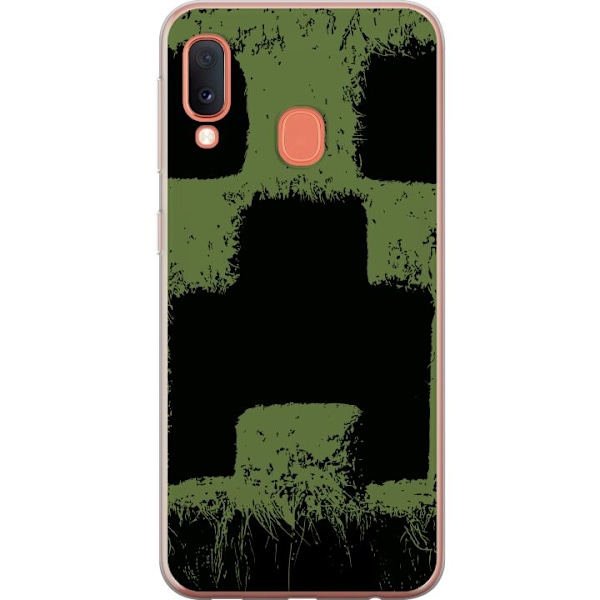 Samsung Galaxy A20e Läpinäkyvä kuori A Minecraft Movie