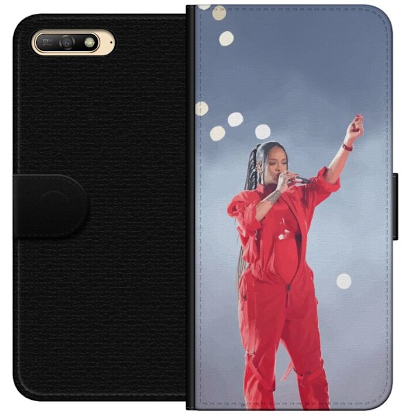 Huawei Y6 (2018) Tegnebogsetui Rihanna – Trendsetting Looks & Style