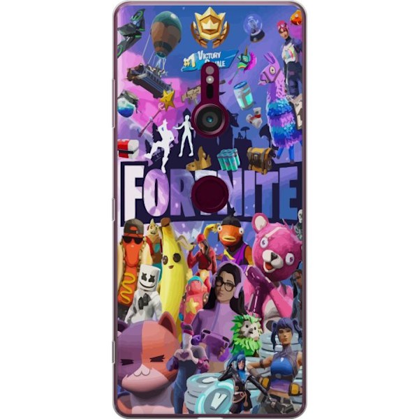 Sony Xperia XZ3 Läpinäkyvä kuori Fortnite Skins Emotes Battle Royale Hahmot Gamer Peliteema Siisti Lapset Nuoret