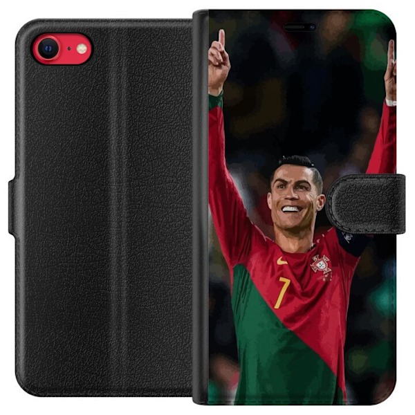 Apple iPhone 16e Tegnebogsetui Cristiano Ronaldo (Portugal)