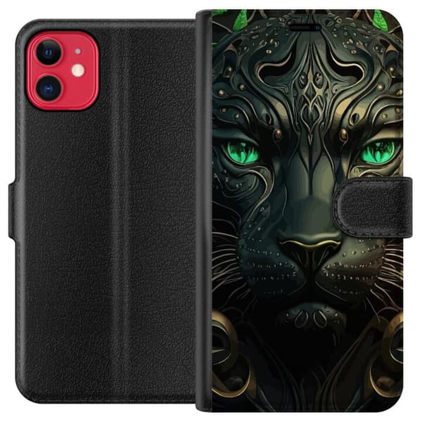 Kompatibel Tegnebogsetui til Apple iPhone 11 Panther