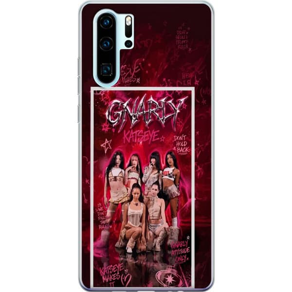 Kompatibelt Mobilskal till Huawei P30 Pro KATSEYE rosa
