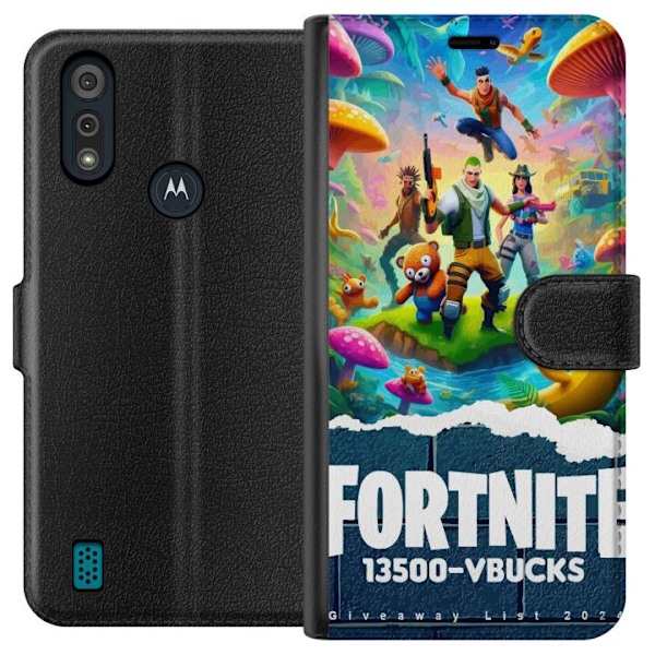 Motorola Moto E6i Tegnebogsetui Fortnite