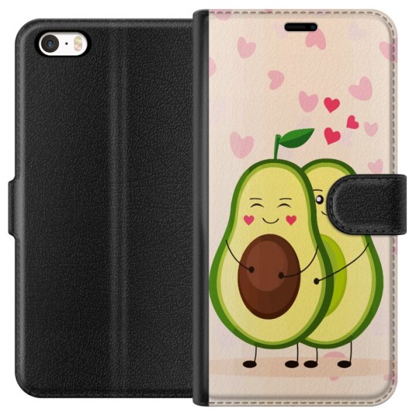 Apple iPhone SE (2016) Plånboksfodral Avokado Kärlek