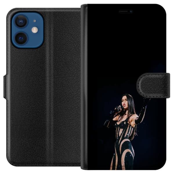 Kompatibel Tegnebogsetui til Apple iPhone 12 Dua Lipa – Pop Star Aesthetic