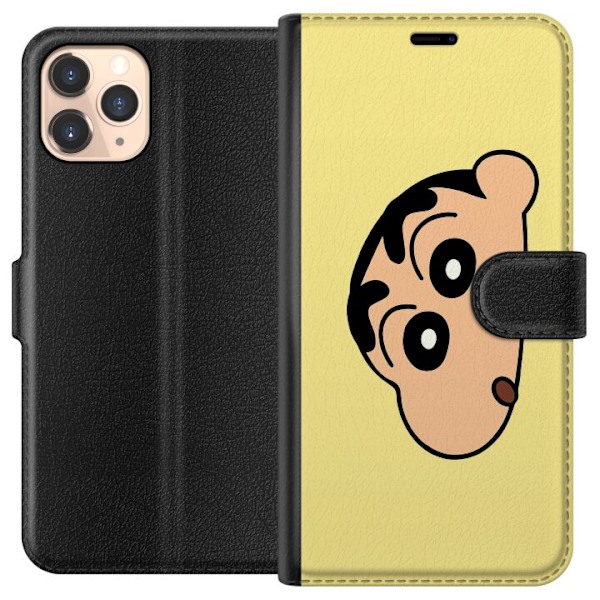 Apple iPhone 11 Pro Tegnebogsetui Peeking Shinchan