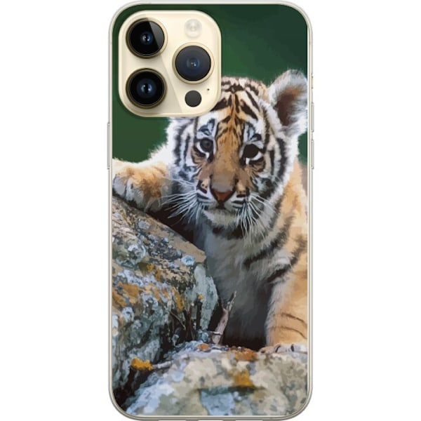 Apple iPhone 14 Pro Max Gennemsigtig cover Tiger