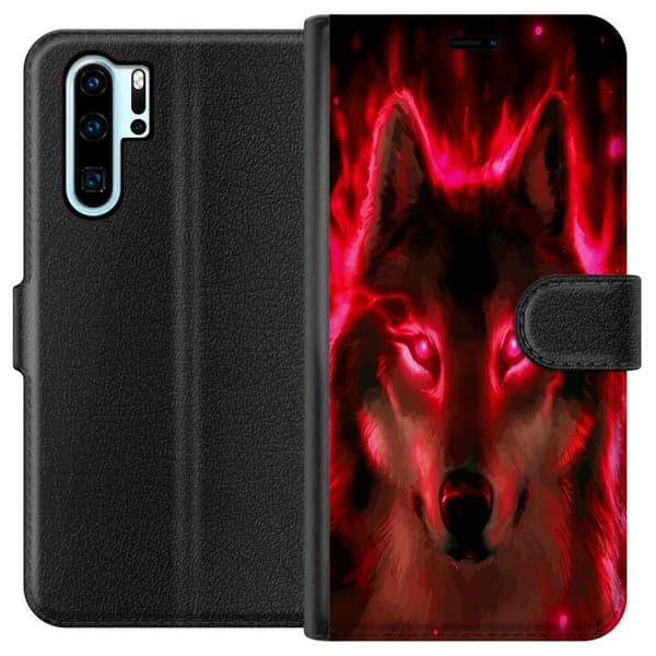 Kompatibelt Lommeboketui til Huawei P30 Pro Varg