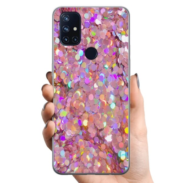 OnePlus Nord N10 5G TPU Matkapuhelimen kuori Kimalteleva
