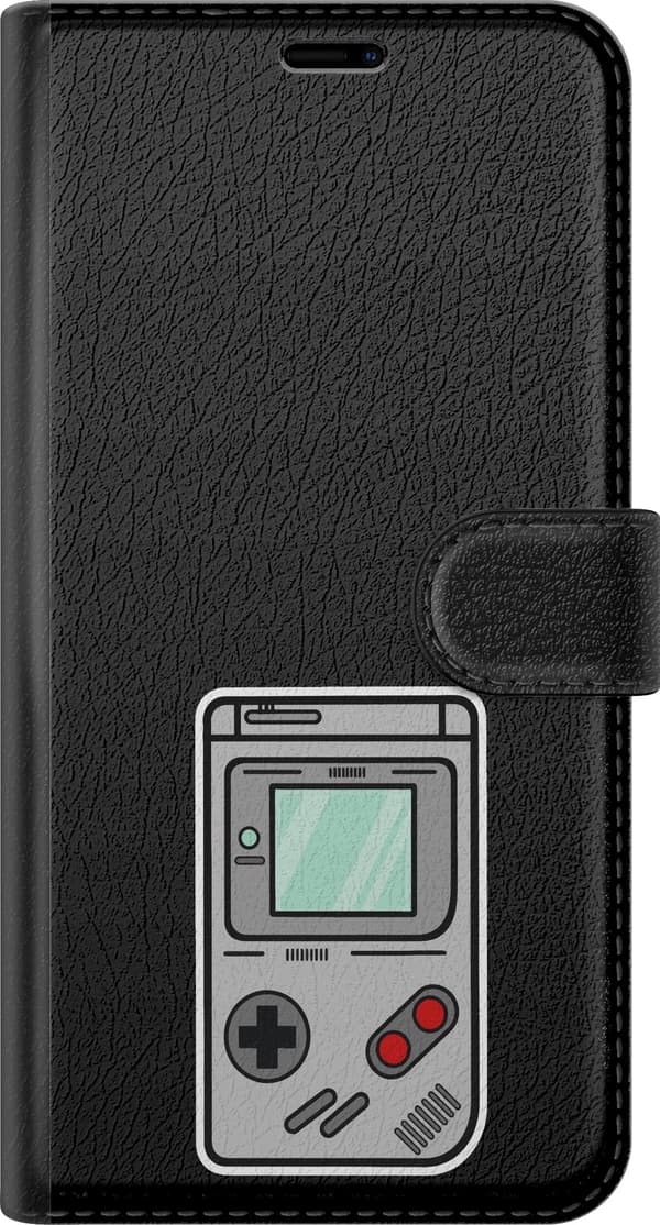 Kompatibel Tegnebogsetui til Apple iPhone 14 Pro Grå spelkonsol grå