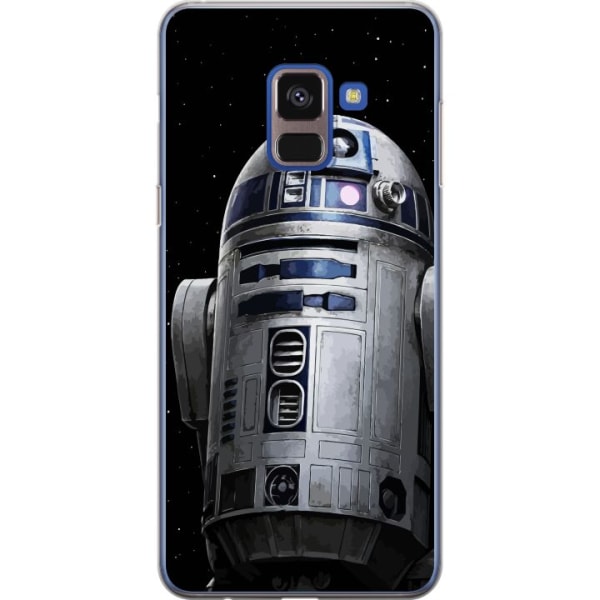 Samsung Galaxy A8 (2018) Genomskinligt Skal R2D2 Star Wars